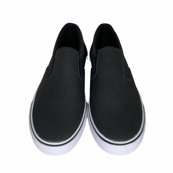 Lugz Other - Lugz Men's Clipper LX Slip On Size 12 Lifestyle Sneakers Black Synthetic Comfort